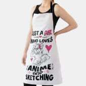 Gewoon een meisje dat van Anime houdt en meisjes k Schort (Insitu)