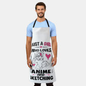 Gewoon een meisje dat van Anime houdt en meisjes k Schort (Gedragen)