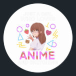 Gewoon een meisje dat van anime houdt en schetsen ronde sticker<br><div class="desc">Gewoon een meisje dat houdt van anime en schetsen,  anime liefhebber,  anime en schetsen,  schetsen anime,  japanse anime,  japan geïnspireerd t-shirt,  perfect anime meisje design geweldig,  creatieve mensen,  liefde japans animatie,  tekenen meisjes Gift Classic Ronde Sticker Classic Collectie.</div>
