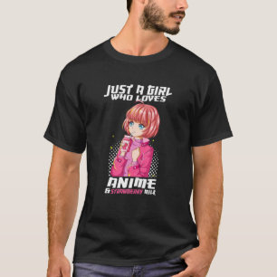 Gewoon een meisje dat van Anime houdt en van aardb T-shirt
