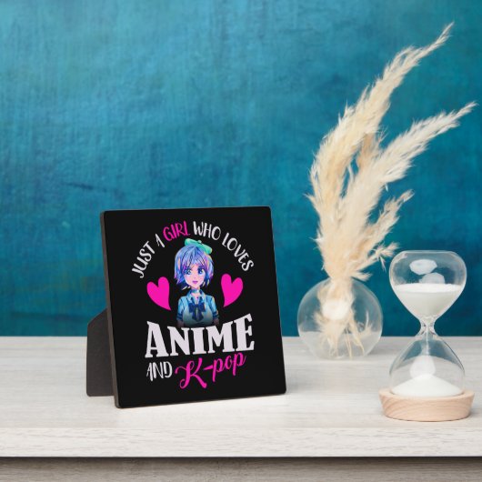 Gewoon een meisje dat van Anime houdt en van K-Pop Fotoplaat (Insitu)