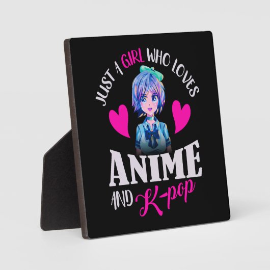 Gewoon een meisje dat van Anime houdt en van K-Pop Fotoplaat (Voorkant)