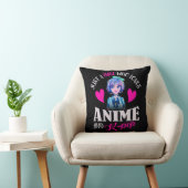 Gewoon een meisje dat van Anime houdt en van K-Pop Kussen (Stoel)