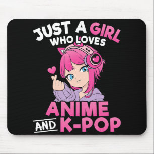 Gewoon een meisje dat van Anime houdt en van K-Pop Muismat