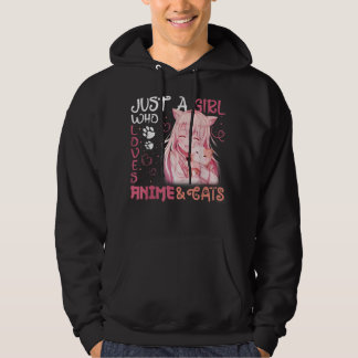 Gewoon een meisje dat van Anime houdt en van Katte Hoodie