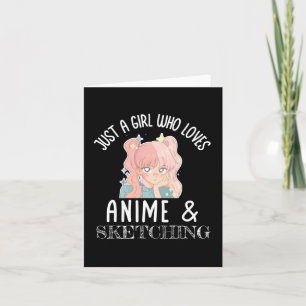 Gewoon een meisje dat van Anime houdt en van Schet Kaart