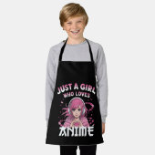 Gewoon een meisje dat van anime houdt schort (Gedragen)