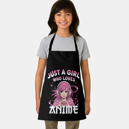 Gewoon een meisje dat van anime houdt schort (Insitu)