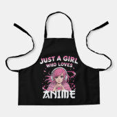 Gewoon een meisje dat van anime houdt schort (Voorkant)