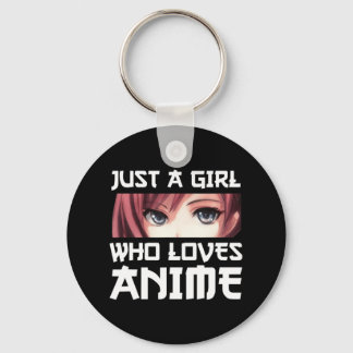 Gewoon een meisje dat van Anime houdt Sleutelhanger