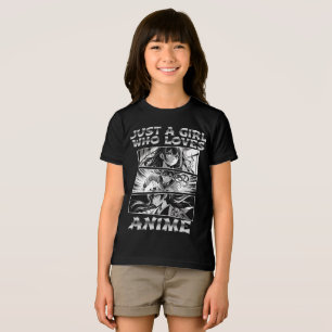 Gewoon een meisje dat van anime houdt Tri-Blend shirt