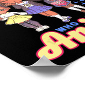 Gewoon een meisje dat van Anime Kawaii Afrikaans A Poster (Hoek)