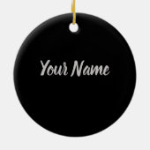 Gewoon een meisje dat van Anime  Manga houdt Keramisch Ornament (Achterkant)