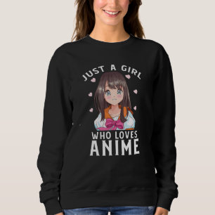 Gewoon een meisje dat van Anime Manga Japans Gift  Trui