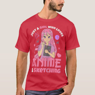 Gewoon een meisje dat van Anime Ramen houdt en Gi T-shirt