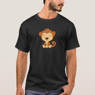 Gewoon een meisje dat van apen houdt t-shirt