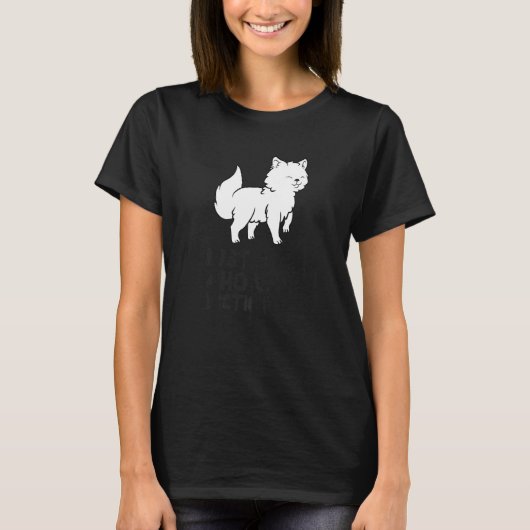 Gewoon een meisje dat van Arctic Foxes houdt T-shirt (Voorkant)