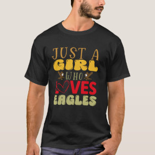 Gewoon een meisje dat van Arenden houdt, grappig o T-shirt