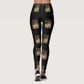 Gewoon een meisje dat van Armadillos Armadillo Lov Leggings (Achterkant)