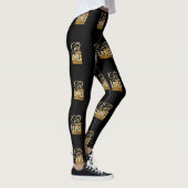 Gewoon een meisje dat van Armadillos Armadillo Lov Leggings (Rechts)