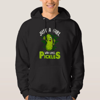 Gewoon Een Meisje Dat Van Augurken Houdt  Augurk   Hoodie