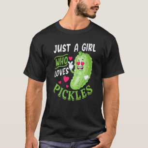 Gewoon Een Meisje Dat Van Augurken Houdt Augurk V T-shirt