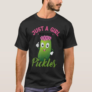Gewoon Een Meisje Dat Van Augurken Houdt Augurk V T-shirt