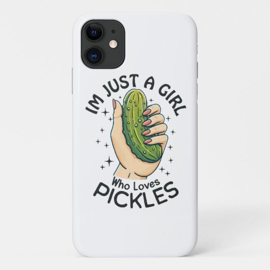 Gewoon Een Meisje Dat Van Augurken Houdt - Grappig Case-Mate iPhone Case (Achterkant)
