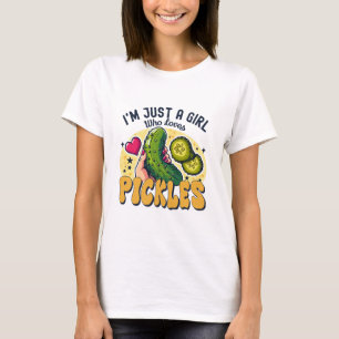 Gewoon Een Meisje Dat Van Augurken Houdt - Grappig T-shirt