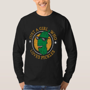 Gewoon Een Meisje Dat Van Augurken Houdt T-shirt