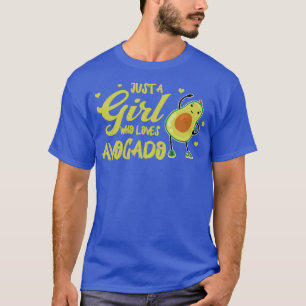 Gewoon een meisje dat van Avocado houdt 13 T-shirt