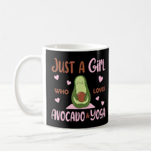 Gewoon een meisje dat van Avocados houdt en Yoga A Koffiemok