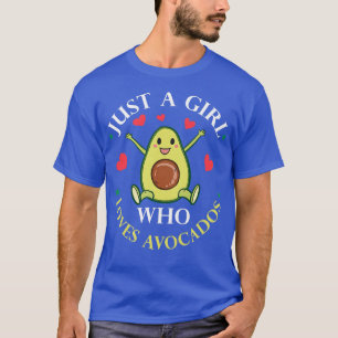 Gewoon een meisje dat van Avocados houdtFunny Avoc T-shirt
