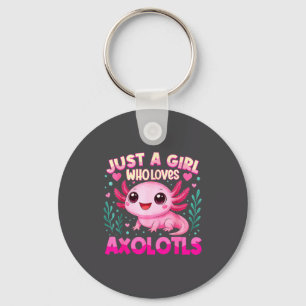 Gewoon Een Meisje Dat Van Axolotls Axolotl Kawaii Sleutelhanger