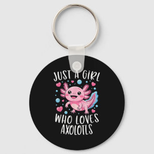 Gewoon Een Meisje Dat Van Axolotls Axolotl Kawaii  Sleutelhanger