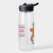 Gewoon een meisje dat van axolotls houdt kind waterfles (Links)