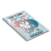 Gewoon een meisje dat van Axolotls houdt Notitieboek (Rechterzijde)