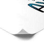 Gewoon een meisje dat van Axolotls houdt Poster (Hoek)