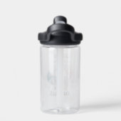 Gewoon een meisje dat van Axolotls houdt Waterfles (Achterkant)