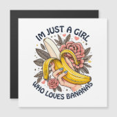 Gewoon een meisje dat van bananen houdt (Voorkant / Achterkant)