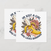 Gewoon een meisje dat van bananen houdt (Voorkant / Achterkant)
