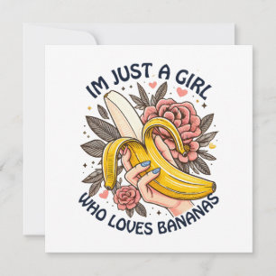 Gewoon een meisje dat van bananen houdt