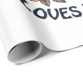 Gewoon een meisje dat van bananen houdt cadeaupapier (Rol Hoek)