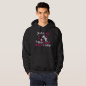 Gewoon een meisje dat van Barrel Racing houdt Hoodie (Voorkant volledig)