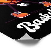 Gewoon een meisje dat van basketbal houdt - basket poster (Hoek)