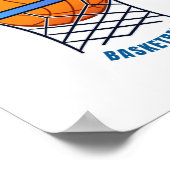 gewoon een meisje dat van basketbal houdt poster (Hoek)