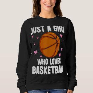 Gewoon een meisje dat van Basketball Basketball Sp Trui