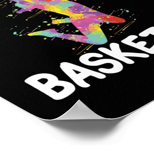 Gewoon een meisje dat van Basketball Girl houdt Poster (Hoek)