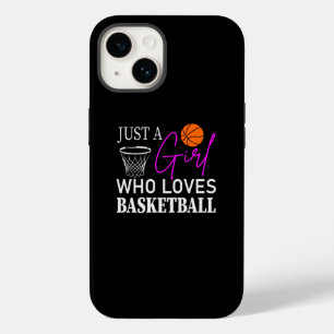 Gewoon een meisje dat van Basketball Hoesje-Mate i Case-Mate iPhone 14 Hoesje