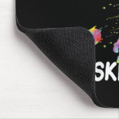 Gewoon een meisje dat van Basketball houdt Muismat (Hoek)